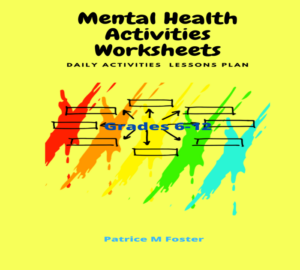 mental health activities worksheets daily activities lessons plan