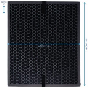 Filter Bros LV-PUR131-RF HEPA + Carbon Replacement Filter Set Fits LEVOIT PUR131