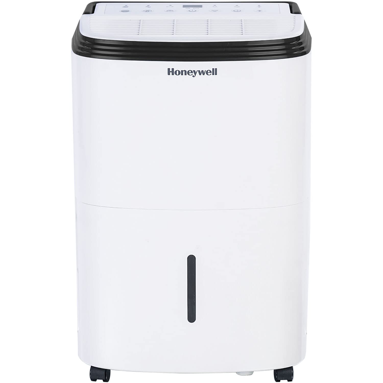 Honeywell 50 Pint Energy Star Smart Dehumidifier for Basements & Large Rooms Up to 4000 Sq. Ft. with WiFi, Alexa Voice Control, and Anti-Spill Design, (White)