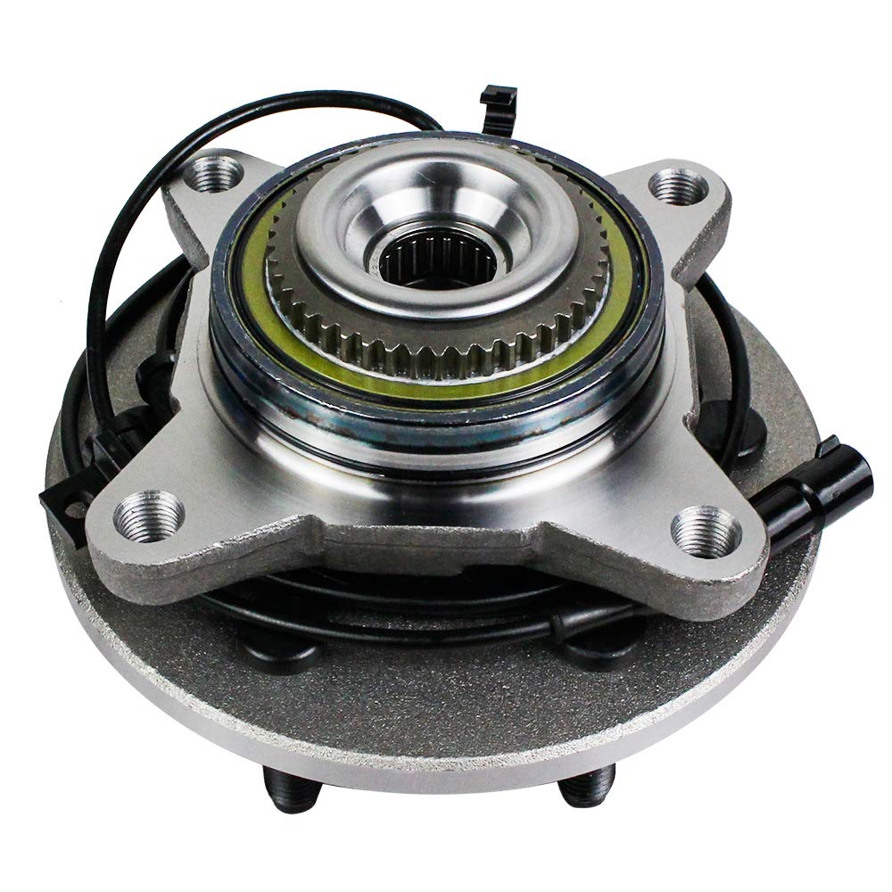 Autoround 515043 Front Wheel Hub and Bearing Assembly Fit for 4x4 4WD Ford Expedition/Lincoln Navigator 2003-2006 6 Lug w/ABS