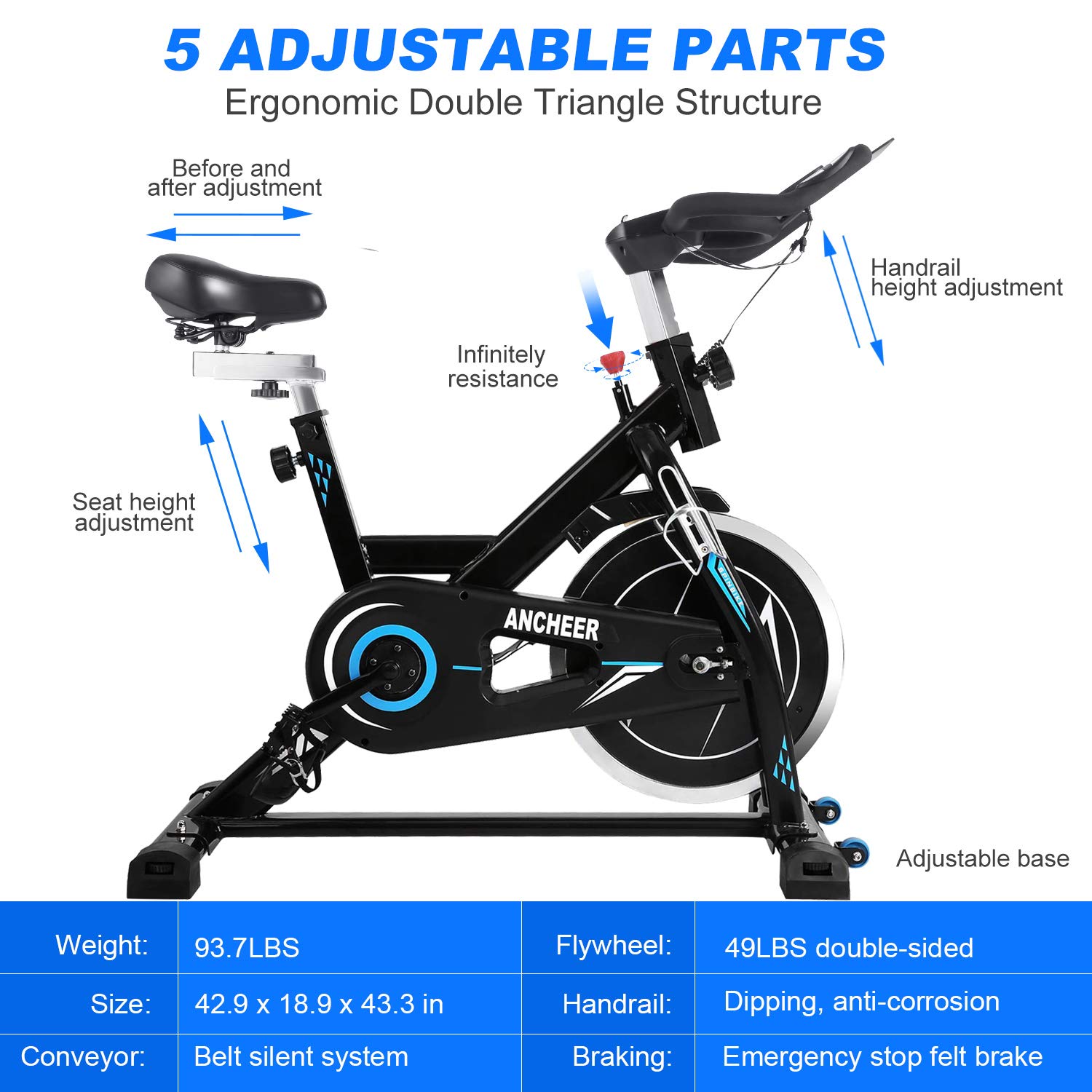 ANCHEER Row Machine