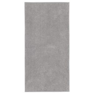 ikea toftbo bath mat gray-white melange 24x47 404.589.21