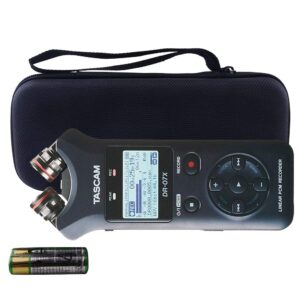 WERJIA Hard EVA Travel Case Fits Tascam DR-07X Portable Digital Recorder