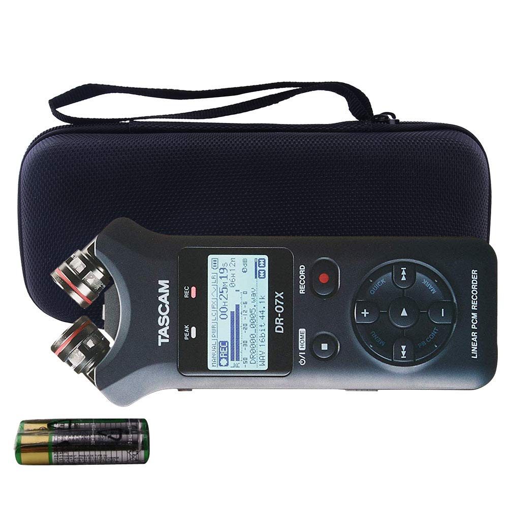 WERJIA Hard EVA Travel Case Fits Tascam DR-07X Portable Digital Recorder