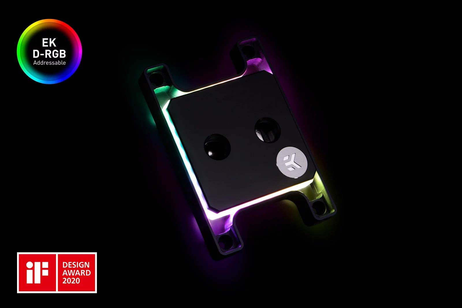 EKWB EK-Quantum Magnitude CPU Water Block, AMD CPU (AM4), D-RGB, Nickel/Acetal