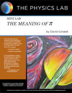 middle school and high school mathematics - mini lab: the meaning of pi