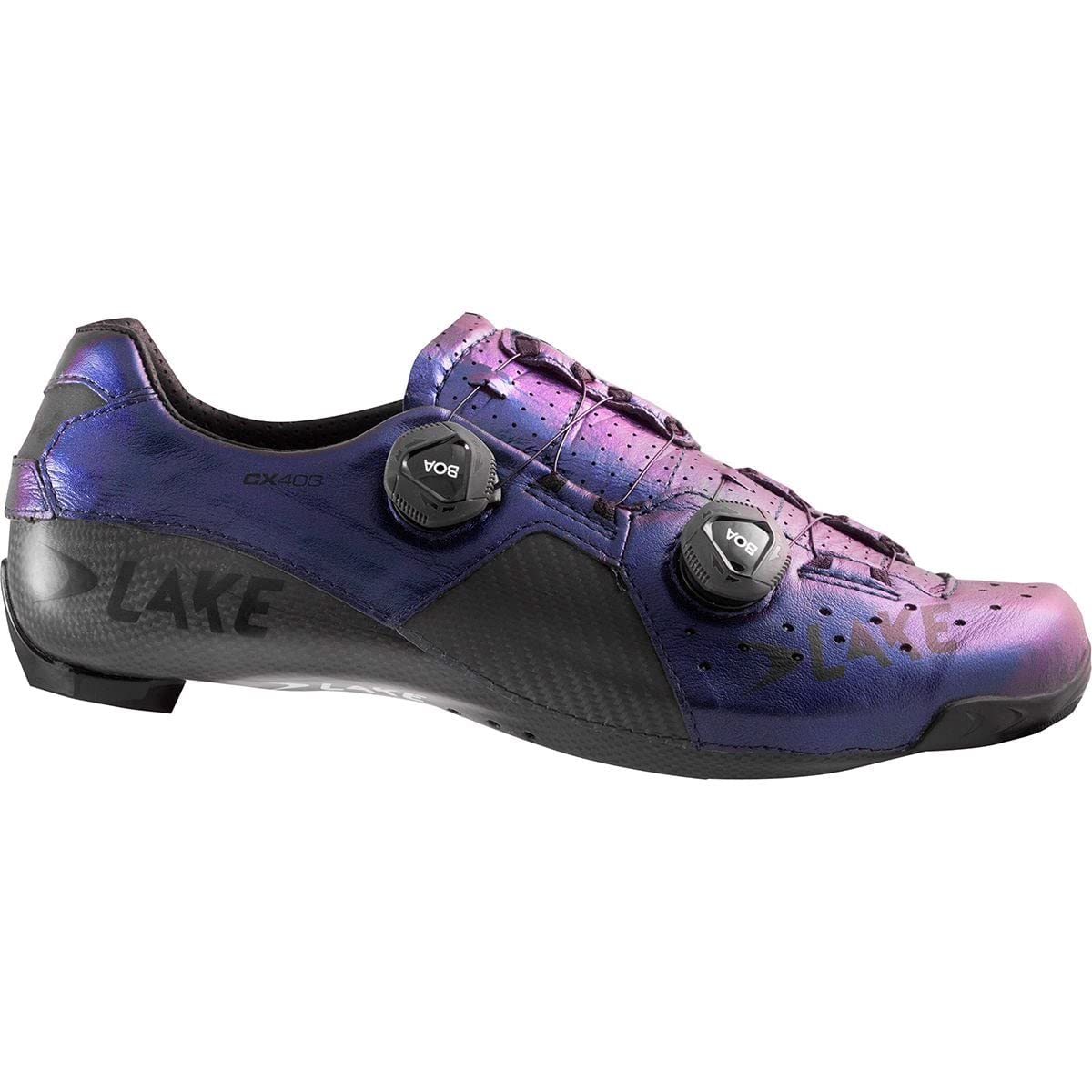 Lake Cx403 Wide Cycling Shoe - Men's Chameleon Blue/Black, 43.0