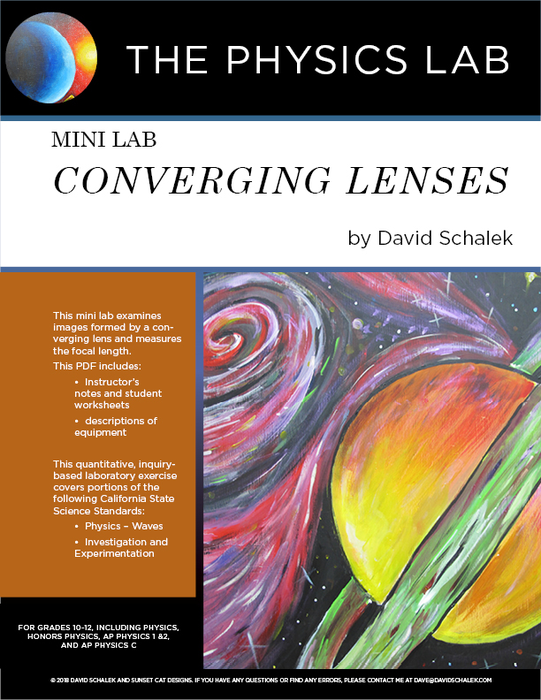 High School Physics and Physical Science - Mini Lab: Converging Lenses