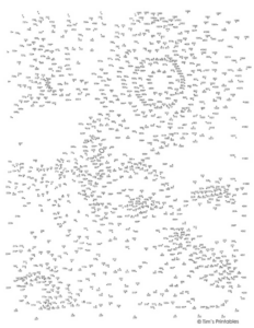 bumblebee extreme dot-to-dot / connect the dots pdf
