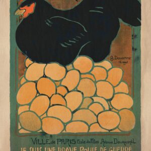 Vintage Rooster Print - French Chicken for Kitchen Wall Art - Hen Bird Country Decor WWI rations poster - 8 x 10, 11 x 14, 11x 17, 16 x 20, 18 x 24, 24 x 36, 30 x 40 unframed print
