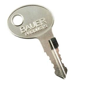 ap products 013-689958 bauer rv 900-series double-cut replacement key - #958, pack of 5, silver