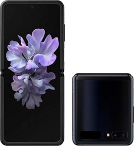 samsung galaxy z flip sm-f700u1 factory unlocked (att, tmobile, verizon, sprint) - us warranty (mirror black)