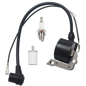 hifrom ignition coil module with spark plug fuel filter compatible with husqvarna/partner k650 k700 k850 k950 k1200 k1250