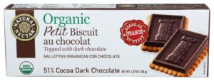 natural nectar organic dark chocolate biscuits, 5.29 oz