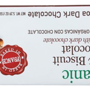 NATURAL NECTAR Organic Dark Chocolate Biscuits, 5.29 OZ