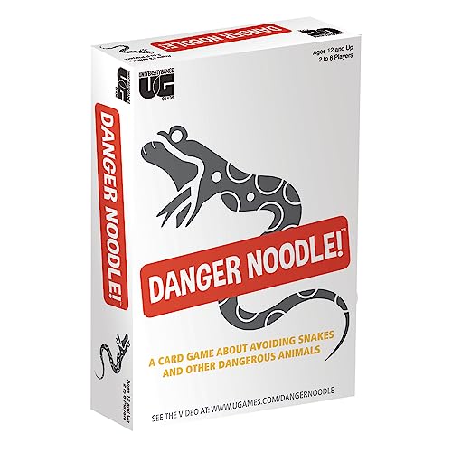 University Games | Danger Noodle Family Card Game, for 2 to 8 Players Ages 12 and Up