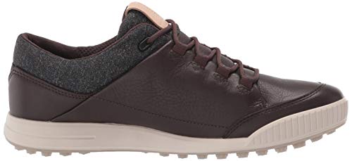 ECCO Men's Street Retro Hydromax Golf Shoe, Mocha, 11-11.5