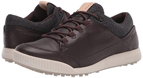 ECCO Men's Street Retro Hydromax Golf Shoe, Mocha, 11-11.5