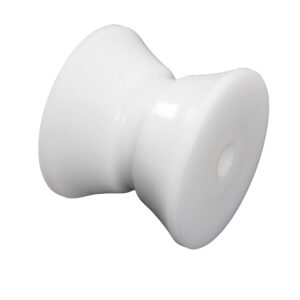 lewmar replacement 4" dia. delrin wheel for bow rollers, white