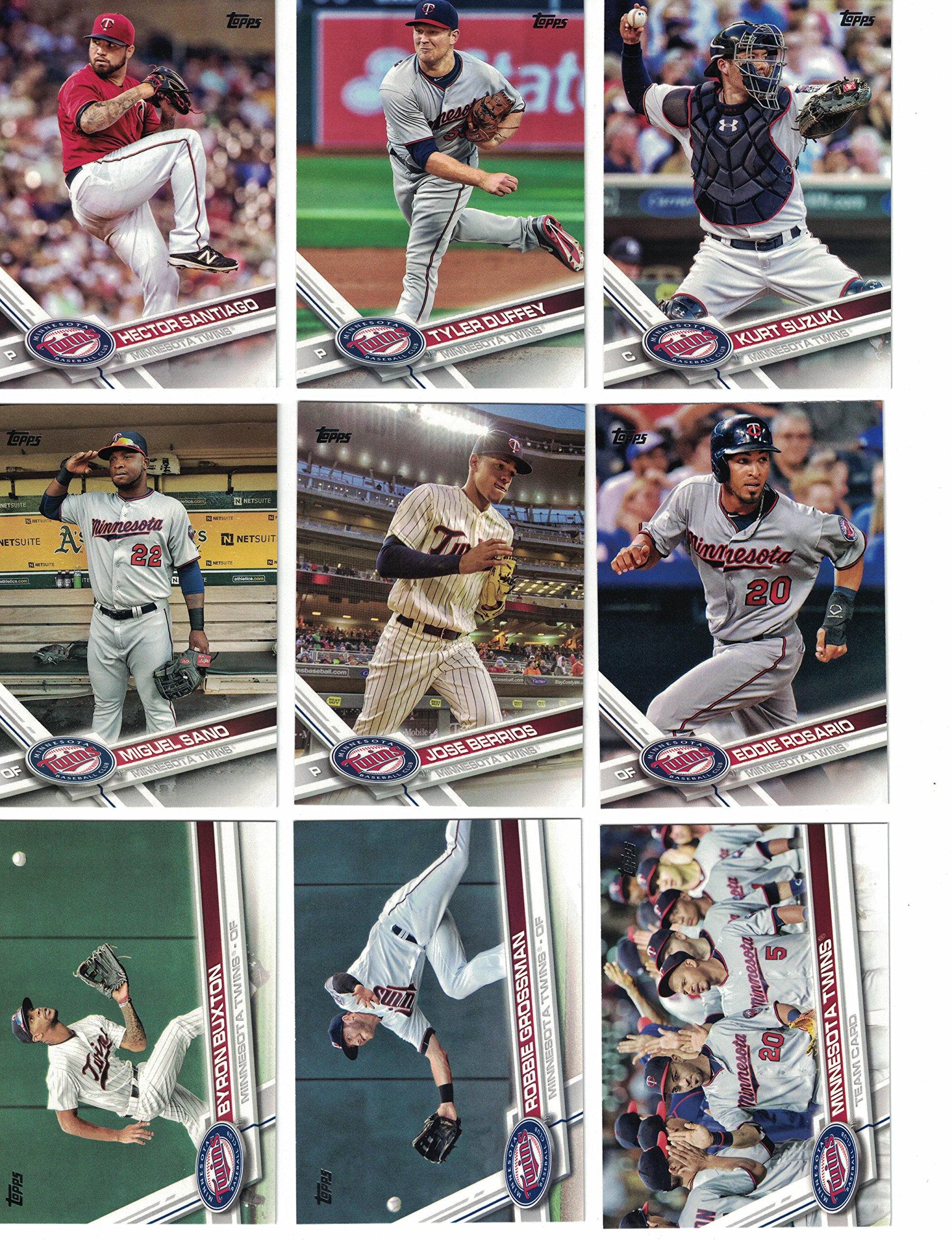 Minnesota Twins/Complete 2020 Topps Twins Baseball Team Set! (28 Cards Series 1 and 2) Plus 2019, 2018 and 2017 Topps Twins Team Sets Series 1 and 2!