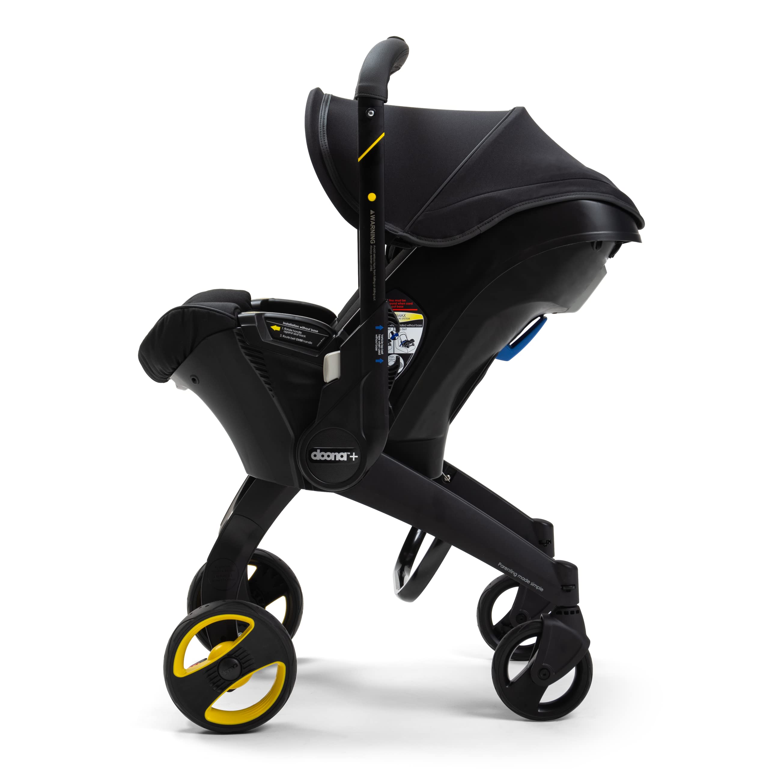 Doona Car Seat & Stroller, Midnight Edition - All-in-One Travel System