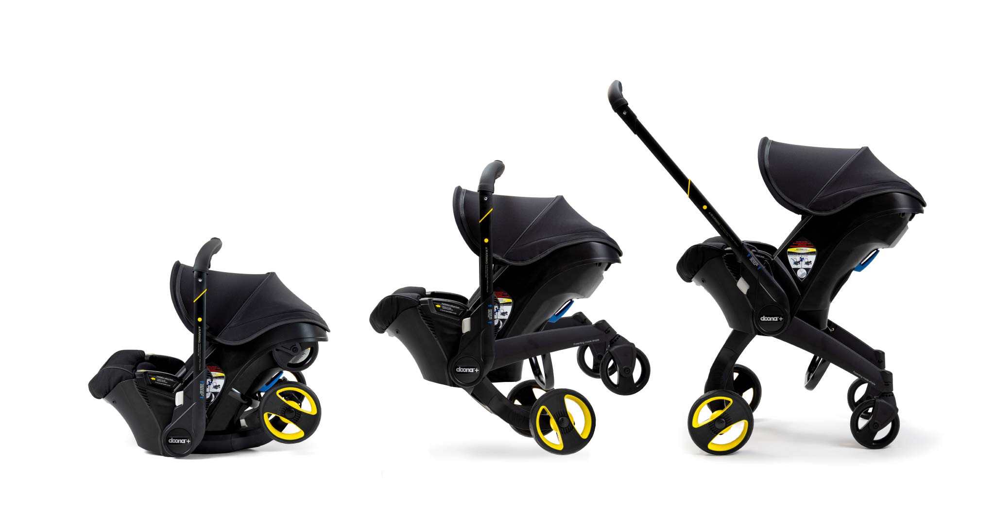 Doona Car Seat & Stroller, Midnight Edition - All-in-One Travel System