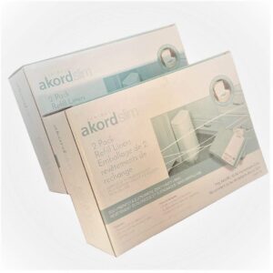 akord refill liners for akord slim 7 gallon receptacle (4 pack)