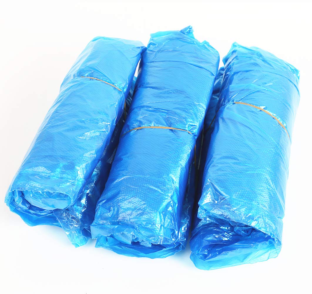 Plastic Oversleeves Protector, Disposable Arm/Sleeves Covers Waterproof Protector, 15.7 Inches,Blue(100 PCS)