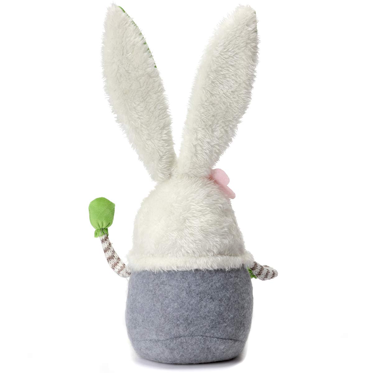 Funoasis Easter Bunny Gnome Spring Gnomes Easter Holiday Home Decoration Gnome Plush Handmade Rabbit Gifts Swedish Tomte Elf (Green Bunny, 13 Inches)
