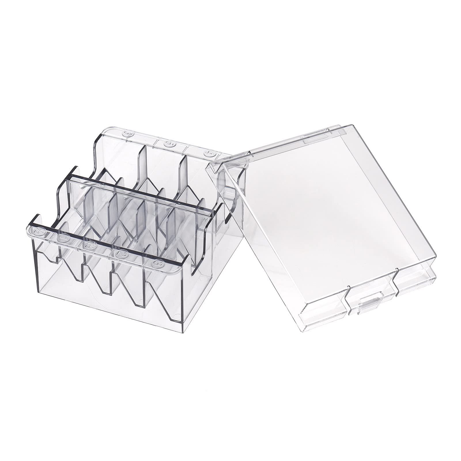 Plastic Blade Organizer for 8 Blades Storage Case Rack Clipper Comb Holder