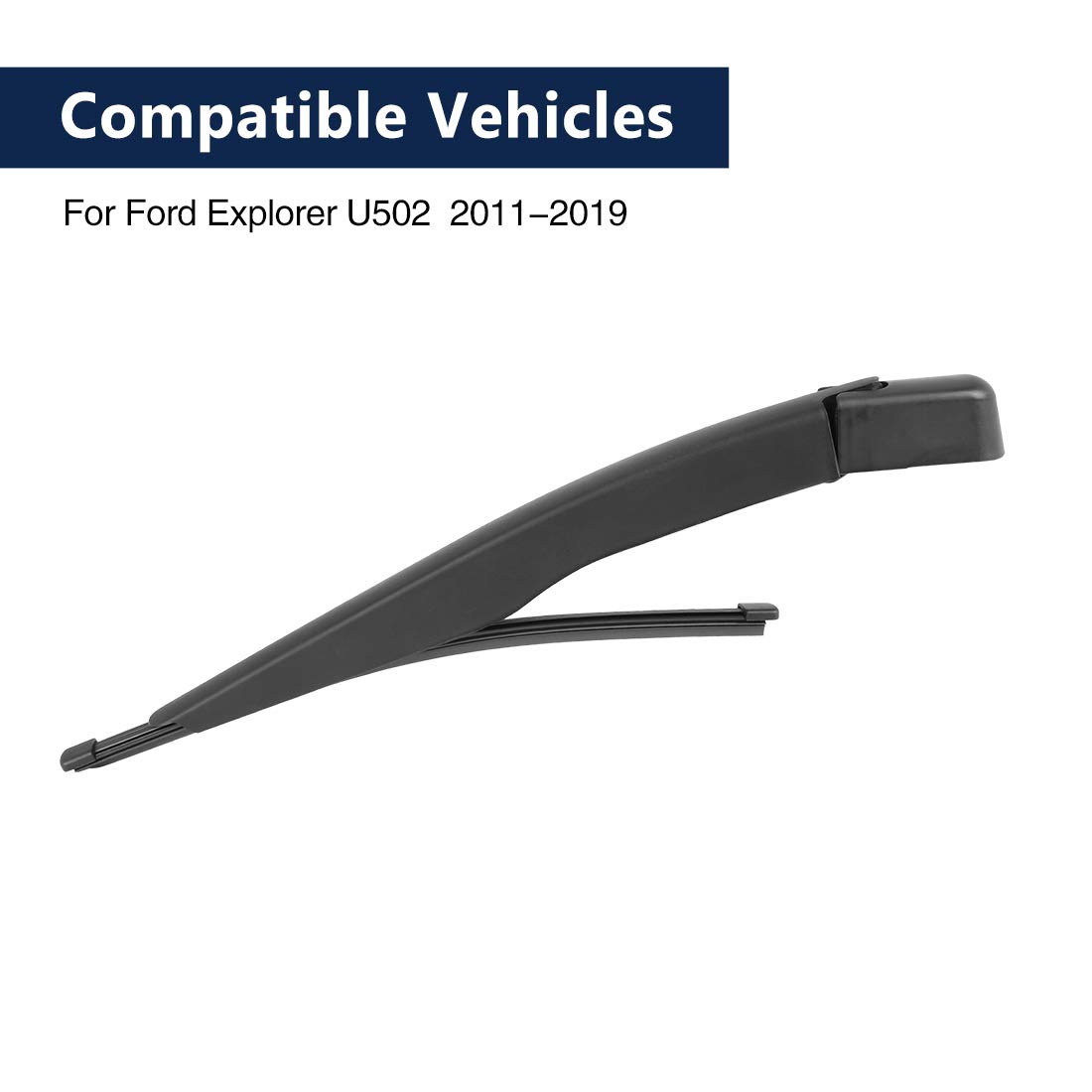 X AUTOHAUX Rear Windshield Wiper Blade Arm Set for Ford Explorer 2011-2019 11 Inch 285mm