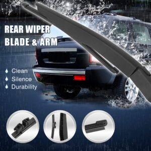 X AUTOHAUX Rear Windshield Wiper Blade Arm Set for Ford Explorer 2011-2019 11 Inch 285mm