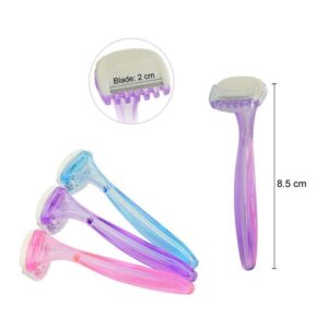 Bikini Trimmer Shaver for Women Privates Hair Shaver, LITOON Bikini Privates Shaving Stencil Female Privates Secret Intimate Shaping Tool (Heart + Straight + Triangle (Set))