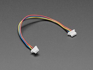 adafruit 4483 5-pin (arduino mkr) to 4-pin jst sh stemma qt/qwiic cable - 100mm long