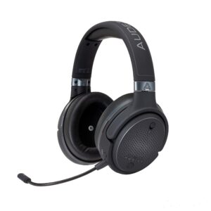 audeze mobius premium 3d gaming headset with surround sound, head tracking and bluetooth. over-ear gaming headphones for pcs, ps4, and others. v5 firmware.