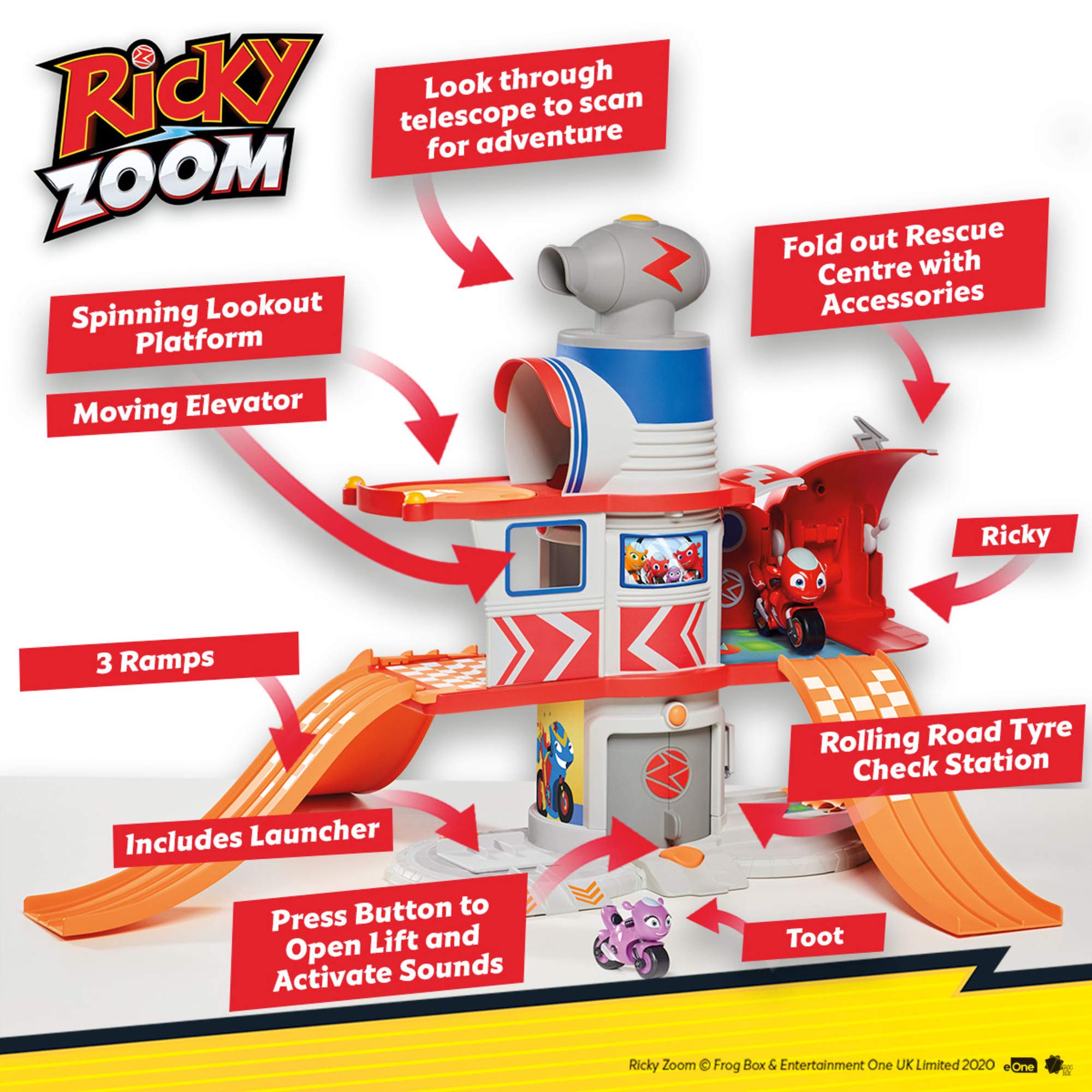 Ricky Zoom House Adventure Kids Playset