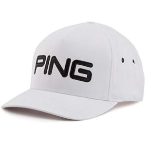 ping tour structured golf hat white s/m