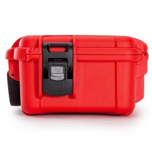 Nanuk 904 Waterproof First Aid Prepper Survival Gear Dust and Impact Resistant Case - Empty - Red