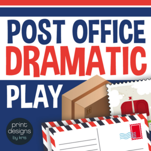 dramatic play post office - preschool and kindergarten