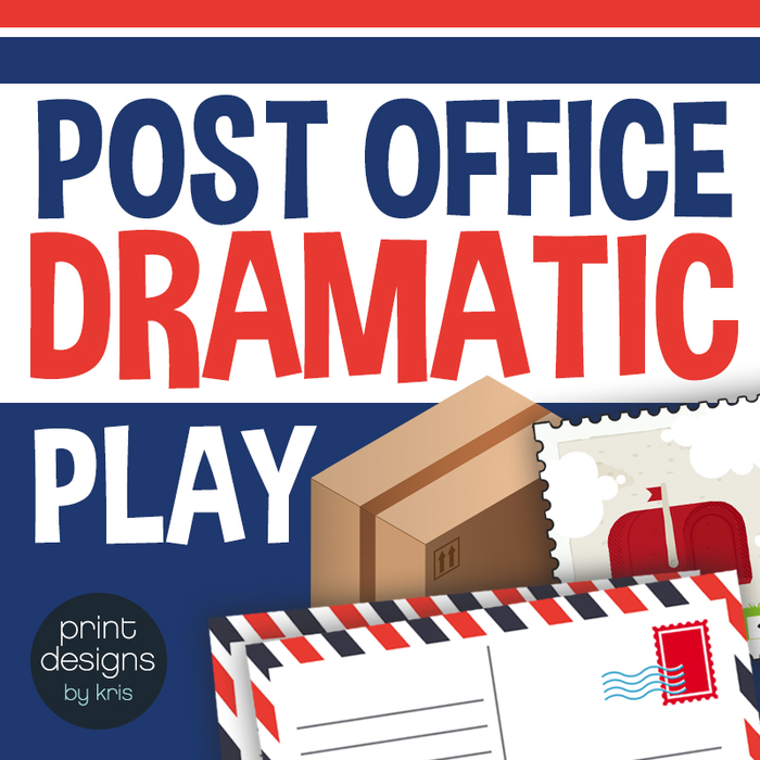 Dramatic Play Post Office - Preschool and Kindergarten