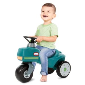 little tikes go green! ride-on tractor for kids 1.5 to 3 years | recycled plastic, 18.25 l x 11.00 w x 23.00 h inches