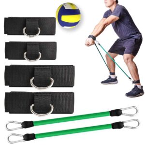 kikigoal volleyball training pass rite aid resistance band, elastic volleyball resistance belt set for for agility training, practicing serving, arm swing passing