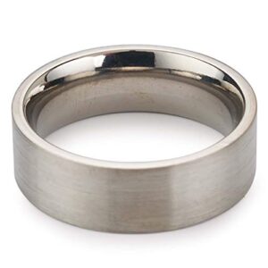 woodriver comfort ring core - 64al-4v titanium - 6mm, size 8