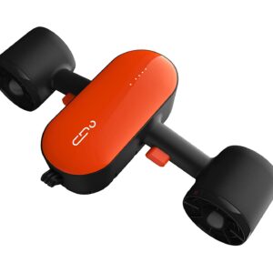 Geneinno S2, Underwater Scooter Dual Propellers with Compatible with GoPro, Orange