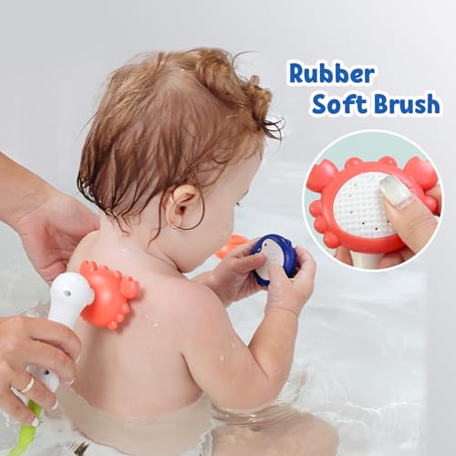 HEMRLY Bath Toys, Baby Girl Toys Bath Toys, Baby Girl Toys Bathtub Toys, Bath Toys for Toddlers Elephant Shower, Baby Bath Toy Spray Water for Baby