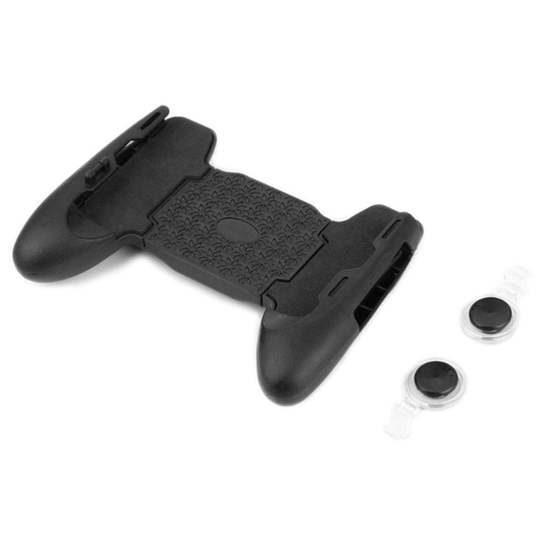 Mobile Joystick Controller Grip Case for Smartphones, Mobile Phone Gaming Grip with Joystick, Controller Holder Ergonomic Design (Black Type 01)