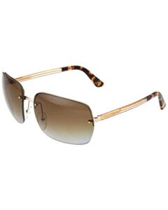 prada pr 63vs - zvn6e1 sunglasses heritage oro pallido w/polar grey gradient brown 62mm