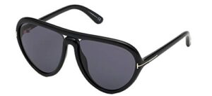 tom ford oval sunglasses tf769 arizona 01a black/gold 59mm ft0769