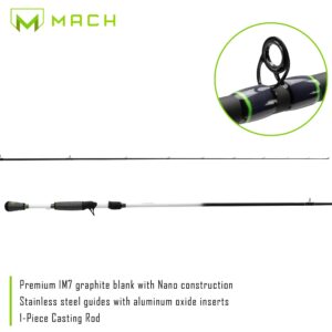 Lew's Mach 7'3" -1 Medium/Heavy IM7 Crankback Casting Rod