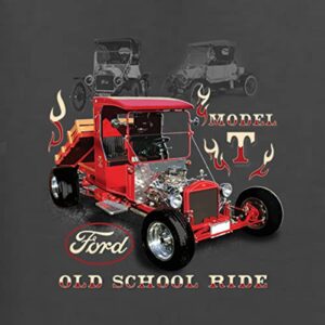 Ford Model T Roadster 1923 Old School Ride Classic Vintage Cars and Trucks Men's Graphic T-Shirt, Charcoal, XX-Large